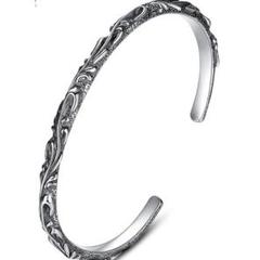 ビンテージ　バングル Vintage Gold Tone Unique Link Designer Look Bracelet sz 7.25