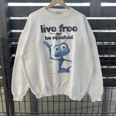 Disney vintage スウェット バグズライフ ディズニー L 90s USA製 DISNEYディズニー PIXAR a bug's life Flik バグズ