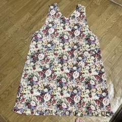 花が柄の、エプロン^_^