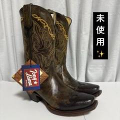 ⭐️未使用⭐️　トニーラマ　ウエスタンブーツ　ロングブーツ　刺繍　ブラウン ⭐️未使用級⭐️ トニーラマ ウエスタンブーツ ロングブーツ