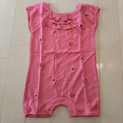 新品【ジンボリー】バタフライ刺繍ショートオール　12〜18M 女の子