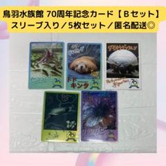 鳥羽水族館 コレクションカード Bセット＊5枚組（ウミガメ
