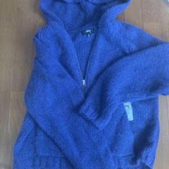 Stussy 紫色 フード付きパーカー