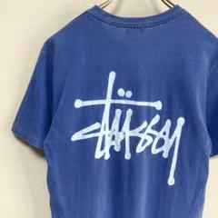 stussy ステューシー Tシャツ ティーシャツ 青 ブルー SオールドOLD