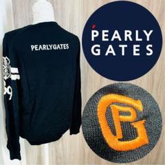 未使用級　PEARLY GATES ニットセーター ロゴ刺繍　高級　6サイズ