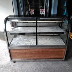 ■動作品■1200㍉幅■ 大穂製作所 冷蔵ショーケース 2段 前面引き戸ケーキ