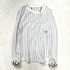 美品✨【ランゲージ】変形ジャケット ボーダー 綿100% コットン カジュアルのサムネイル