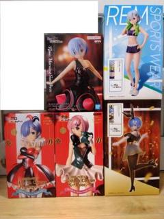 Re:ゼロから始める異世界生活　フィギュア5点　まとめ売り　リゼロ　新品・未開封のサムネイル