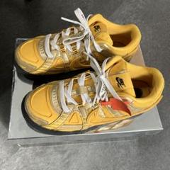 Nike Off-White イエロースニーカー - メルカリ