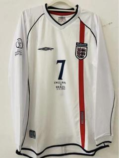 ❗️限定価格❗️デイヴィッドベッカム　イングランド　ユニフォーム　2002 2002ワールドカップBeckhamイングランド代表ベッカム