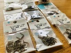 スワロフスキー金具　コネクターピン　クリップピン　三角カンたっぷりセット