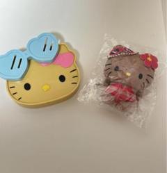 日焼けギャルキティ ぬいぐるみストラップ&マックハッピーセット日焼けキティトレー