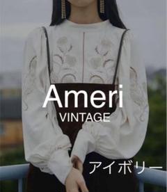 AMERI LADY EMBROIDERY PUFF BLOUSE アイボリー - メルカリ