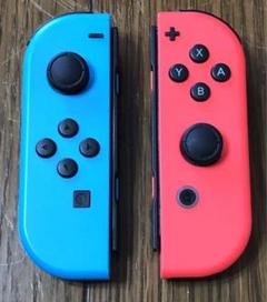 ジャンク Nintendo Switch Joy-Conコントローラー 青赤 - メルカリ