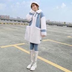 アウター レディース ロングコート 防寒着 ボア もこもこ トレンド