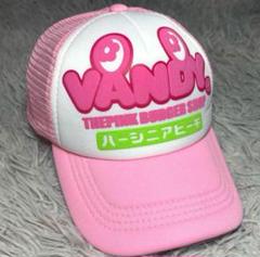 VANDY ピンク メッシュキャップ バーガーショップ Y2K sk8