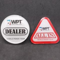 新品 WPT ディーラーボタン オールインマーカー テキサス