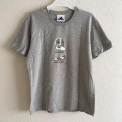 adidas アディダス 90s Tシャツ パソコン スニーカー グレー 150