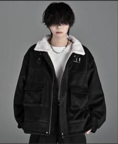 【ADRER】 B-3 メルトン ボア フライトジャケット ブラック S ADRER】 B-3 メルトン ボア フライトジャケット ブラック xs