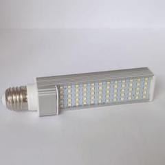 AC/DV 12V 10W 3000K E27水平コネクタLEDライトチューブ