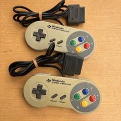 スーパーファミコン 純正コントローラー 2個セット