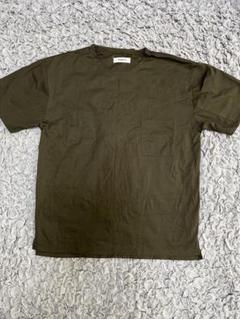 MORGAN 半袖Tシャツ　ポケット付き　カーキ　M