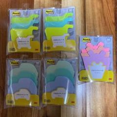 Post-it ポストイット 強粘着 シルエットノート 5個