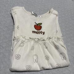 新品 ミッフィー チュール付きワンピース 80cm 女の子 ベビー服 バースデイのサムネイル