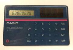世界最薄 1983年4月 CASIO FILM CARD 電卓 SL-800 世界最薄 1983年4月 CASIO FILM CARD 電卓 SL-800 - メルカリ