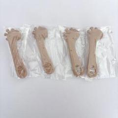 離乳食スプーン トレーニングスプーン 赤ちゃん 4本セット ギフト キリン