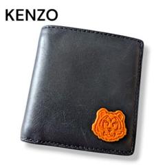 【美品】KENZO ケンゾー ロゴパッチジャングル ミニウォレット 美品】KENZO ケンゾー ロゴパッチジャングル ミニウォレット