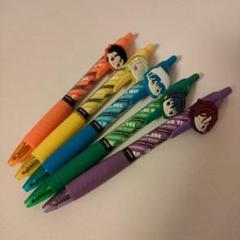 カリスマ ラバーマスコット　付き　ボールペン　5点セット