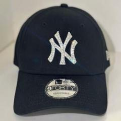 Swarovski Crystal Black New York Yankees New Era 59Fifty