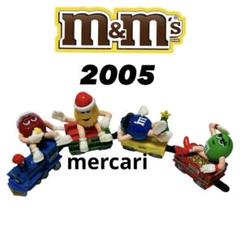 2005年ヴィンテージ mars社 m&m's 列車フィギュア クリスマス