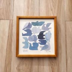 BIRDS' WORDS グラフィック ブルーバード額装ポスター他 セット 在庫限り】【定番品】BIRDS' WORDS グラフィック ブルーバード
