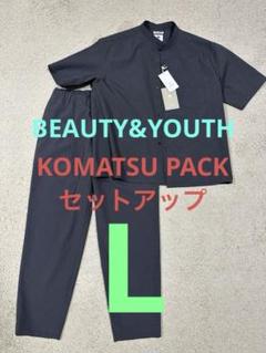 【お買得】BEAUTY&YOUTH 小松マテーレ半袖シャツ＆パンツセットアップ 1200024Y0004_m1_a036.jpg