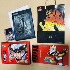 聖闘士星矢タオル　ゴルフボール　袋　パンフレット 聖闘士星矢タオルゴルフボール袋パンフレット