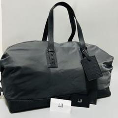 dunhill ダンヒル シャーシ ボストンバッグ トラベルバッグ ブラック
