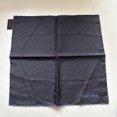【未使用】LOUIS VUITTON ネイビー ドット柄 ネイビー ハンカチ 未使用】LOUIS VUITTON ネイビー ドット柄 ネイビー ハンカチ