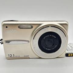 【美品】SANYO DSC−X1250 シャンパンゴールド ヨドバシ.com - サンヨー SANYO DSC-X1250(N) [シャンパン
