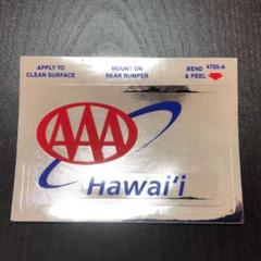 AAA トリプルエー ハワイ バンパーステッカー HDM JDM USDM