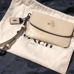限定 レア 直営店購入 正規 COACH ミッキー リストレット コインケース