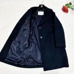 極美品✨ マッキントッシュ チェスター 現行品 ロング ネイビー ウール 6 極美品✨ マッキントッシュ チェスター 現行品 ロング ネイビー