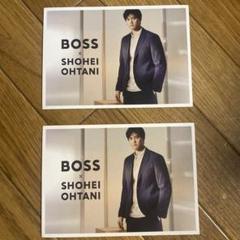 BOSS - 新品未使用ボスBOSSキャップ大谷翔平ポストカード BOSS - 新品未使用ボスBOSSキャップ大谷翔平ポストカード BOSS