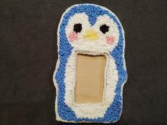 ペンギン　試作品ケース（写真入れ等）ハンドメイド