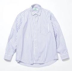 rajabrooke JALUR SHIRT WHITE&BLUE サイズM