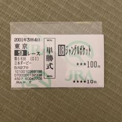 ジャングルポケット 共同通信杯 現地的中馬券