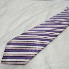 LOUIS & CLARK シルク ストライプ ネクタイ卒業式 入学式 成人式