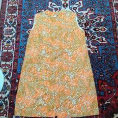 花柄ノースリーブワンピース　古着屋　vintage