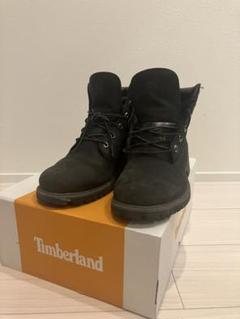 ほぼ未使用】Timberland ブラック ワークブーツ 25.5